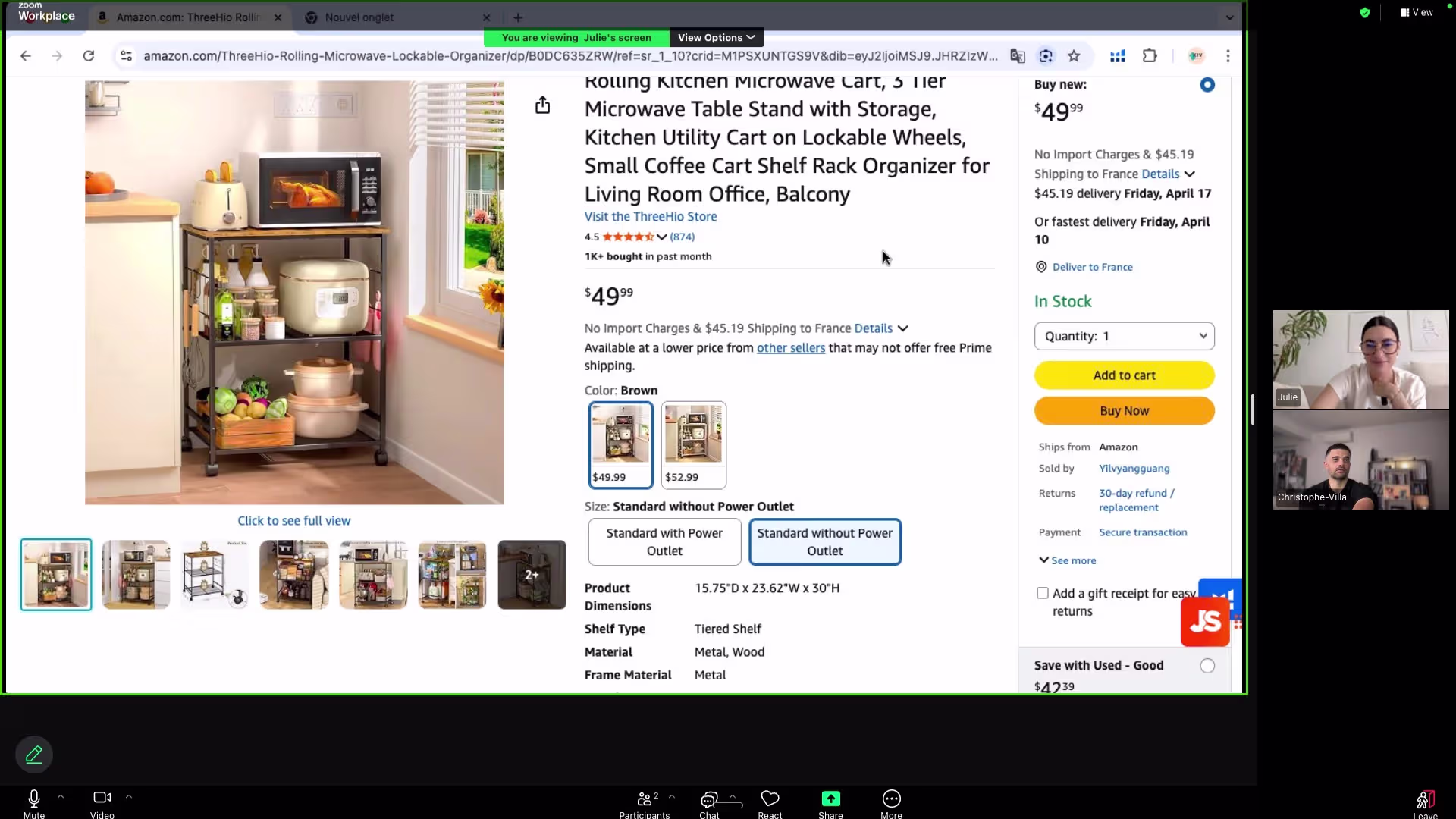 Coaching Amazon FBA en visioconférence — analyse et recherche de produit en direct avec Christophe Villa